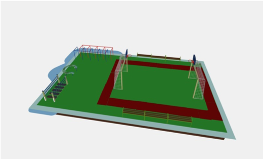 Школьная спортивная площадка проект